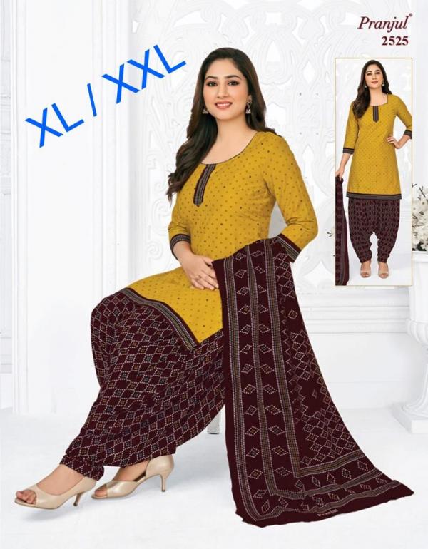 Pranjul Preksha Hit Collection Cotton Designer Patiyala Readymade Suit